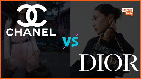 chanel competitors analysis|christian dior vs chanel.